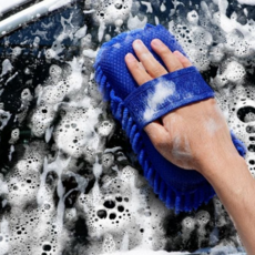 세차용극세사미트 스펀지 세차용 흠집 미트 세차 장갑 차량용 극세사 워시 장갑, 본상품