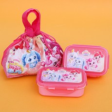 캐치티니핑 도시락 [런치 2단 조리개세트-YP5335] [Q0139], 캐치티니핑-Q0139, 1개