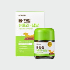 보호리 뼈 관절 뉴트리냠냠 2.0 90g 강아지 슬개골 탈구 노견 관절 강화 영양제, 1개, 뼈/관절강화, 90정