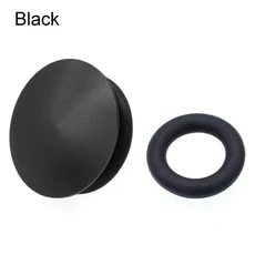 크랭크 플러그 커버 방진 알루미늄 다채로운 디스크 자전거 나사, Black, 1개, Black