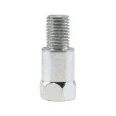 10mm M10 반 시계 방향 익스텐더 나사 백미러 볼트 어댑터 남성 오토바이 여성 후면보기 미러, 은