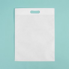 컬러 부직포 가방 10p(35x45cm) (화이트) 부직포백