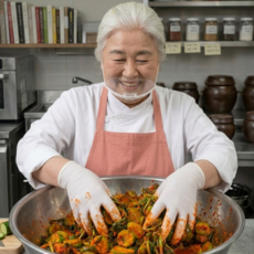 먹사부 100% 국내산 시원한 오이부추김치 (별미 비법양념 수제 반찬), 1개, 1kg