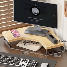 침대 옆 원목 데스크탑 코너 상단 책 책장 협탁 선반 수납 진열대 탁자 미니, B. 중간 크기의 목재 색상