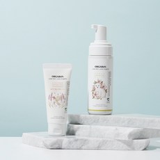 ORGABoN 皮膚清潔組 防曬霜+潔面泡沫, 1組