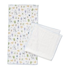 Baby City 娃娃城 造型紗布多功能長手巾二入組
