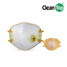크린탑 1급 방진마스크 C650V 공업용 산업용 접이식 분진 마스크 10매