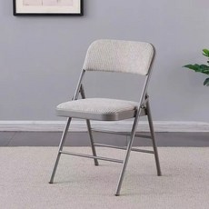 간단한 의자 등받이 홈 접이식 휴대용 사무실 회의 컴퓨터 식당 기숙사 가구, Striped fabric, 1개