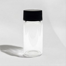 [지니랩] 투명 유리 샘플병 바이알병 시약병 바이엘병 VIAL 투명유리병 5ml 10ml 20ml 30ml 40ml 50ml, 1개