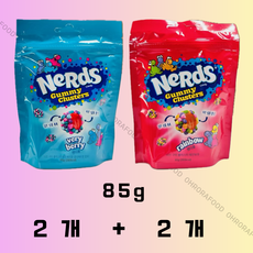 매일 너즈 구미 클러스터 레인보우 85g + 베리 85g(각2개씩 총 4봉지), 4개