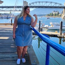 야옹야옹플러스 사이즈 여성 데님 드레스 대형 민소매 느슨한 2021 새로운 가을 캐주얼 숙녀 높은 허리 Tassels 여성 진 옷, 파란색, 특대호