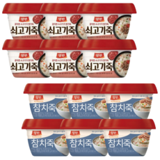 동원 양반 쇠고기죽 287.5g 6개 + 참치죽 287.5g 6개 (총12개)