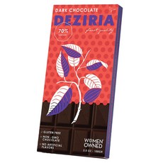 DEZIRIA 70%黑巧克力, 1個, 100g