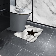 더자카 모던 일러스트 변기매트, 스타