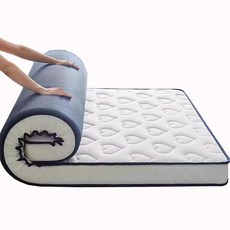 加厚乳膠床墊：雙人/單人/學生/榻榻米多功能折疊床墊，舒適好眠