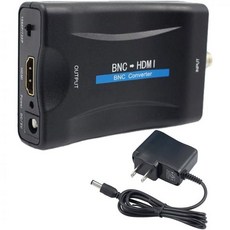 ADRFClub 비디오컨버터 BNC에서 HDMI 변환기 동축 어댑터 커넥터 복합 CVBS BNC 오디오 입력 1080P 출력 DVR 감시 CCTV 보안 카메라에서 컴퓨터 프로젝, BNC에서 HDMI로 변환기 동축 어댑터 커넥터 복합