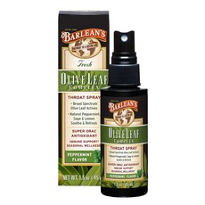 Barleans 橄欖葉萃取綜合口服噴劑 薄荷口味, 1個, 45毫升
