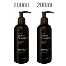 아브카 센서티브 스킨핏 쉐이빙 젤, 2세트, 200ml