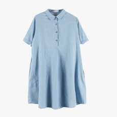 마켓다인A 여름 루즈핏 임산부 반팔 셔츠 원피스 빅사이즈 여성여름원피스