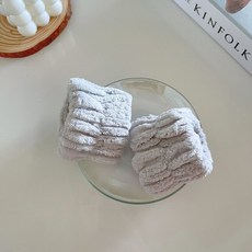 洗臉手腕帶 洗臉防濕 手腕帶 吸水手腕帶 腕帶吸汗護腕 護腕帶吸汗手腕帶鬆緊帶袖口擦汗護腕袖子, 1個, 灰色1+1