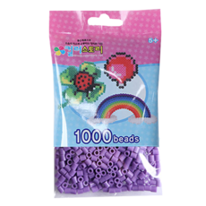 컬러비즈 5mm55g1000개900원, S45_싱글비즈 연보라, 1개