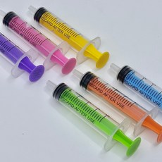 레인보우 주사기 크레피딩 슈푸 핸드피딩 주사기 크레스티드게코, 10ml보라, 5개