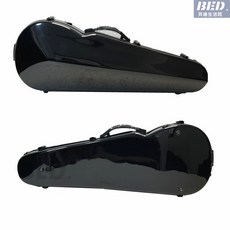 琴盒 中提琴琴盒 15/16/17寸地輪方形中提琴盒 可調節尺寸多色 中提琴玻璃鋼盒地輪 樂器配件 提琴盒, 純黑(直邊), 1個