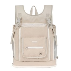 HiDREAM 寵生幾何 山谷軟FuFu 寵物胸前外出包, 杏仁奶凍, 1個