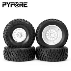 어댑터 모델 자동차 사막 트럭 오프로드 타이어, 1개, 2. White