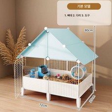 미니메추리집 새장 메추리 둥지 부화기 세트 사육장 조류, D. 블루 루프 Qy609, 1개