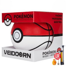 포켓몬 포켓볼 농구공 7호공 정품 라이선스 공식 로고, 1개