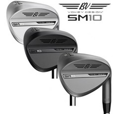 Vokey SM10 男士高爾夫球桿 挖起桿, 黑色【包含球桿】,58