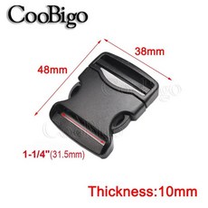 파라코드 32mm 웨빙 릴리스 액세서리 가방 38mm 20mm 전술 50mm 남성용 스트랩 플라스틱 클립 버클 팔찌 25mm 벨트, [01] 1pc, WebbingSize 31.5mm, 1개