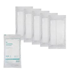 수성 멸균 외과패드(복부용 패드) 상처치료 보호패드, 5개, 1개입