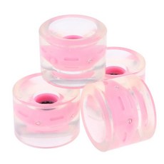 STK 40x51mm 스케이트보드 롱보드 바퀴가 밤 78A에 빛납니다, PU, 핑크, 1개