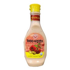 사우전드아일랜드드레싱(오뚜기 500g) 사우전드 아일랜드드레싱 드레싱, 500g