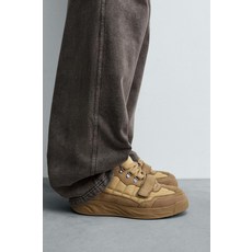 ZARA 자라 남성 레더 슈즈 스니커즈 포멀 청키 스케이트 트레이너 - 멀티컬러 180286