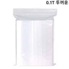 진주바다 지퍼백 7X10cm 100매 PE 두꺼운 비닐팩 0.1T, 1개, 100개, 소(S)