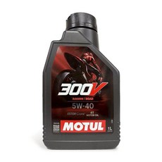 油工廠 MOTUL 300V 5W40 1L 酯類全合成機車油，賽道公路適用，保護引擎, 1個