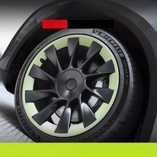 테슬라 모델Y 전용 휠커버 휠 보호대 세트, 테슬라 모델 Y 20인치, 아보카도그린 4개 세트, 1개