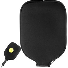 피클볼 패들 수납 가방 패들 커버 보호 라켓 슬리브 패들 저장 백 Pickleball Paddle Cover Neoprene Fabric, 1개, 검은색