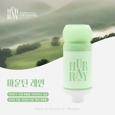 허레이포어 프랑스 퍼퓸 비타민 샤워필터, 마운틴 레인, 1개