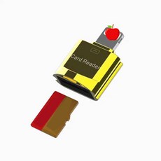 訊億 Type-C 轉接器 SD/TF/USB 三合一讀卡器USB3.0 即插即用, 蘋果OTG lightning轉TF, 1個