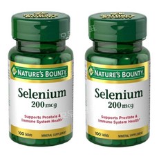 네이처스바운티 셀레늄 셀렌 200mcg 100정 2개 Selenium