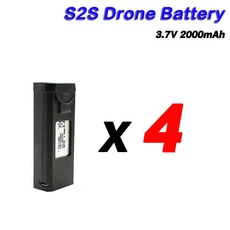 LSRC S2S Dron 3.7V 2000mAh 배터리 미니 드론 Qudcopter 예비 액세서리 부품, 04 S2S Battery X6