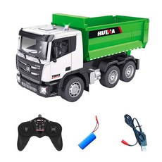 불도저 RC카 RC 트럭 장난감 굴삭기 중장비 원격제어 리모컨, 배터리1, 1개