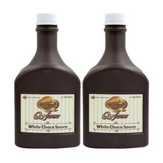 큐팜스 화이트 초콜렛 소스 2kg 2개세트 초코소스 초콜릿소스, 2개