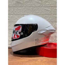 NHK K5R 素色 珍珠白 全罩式安全帽 新兄弟帽店 現貨供應 高通風 低風切 亞版, S