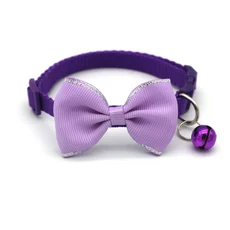 애완 동물 활 벨 목걸이 귀여운 고양이 용품 다색 조절 드레싱 도구 액세서리 신제품, 13 purple, 1개