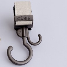 CÜBIE HOOK 多用途掛鉤 - 雙層固定升級版, 1個, 黑掛鉤,黑色, 黑色